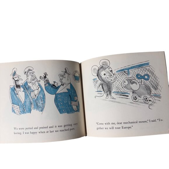 Mouse At Sea By Robert Kraus First Edition Hardcover DJ 1959 Harper Illustrated - Picture 16 of 16